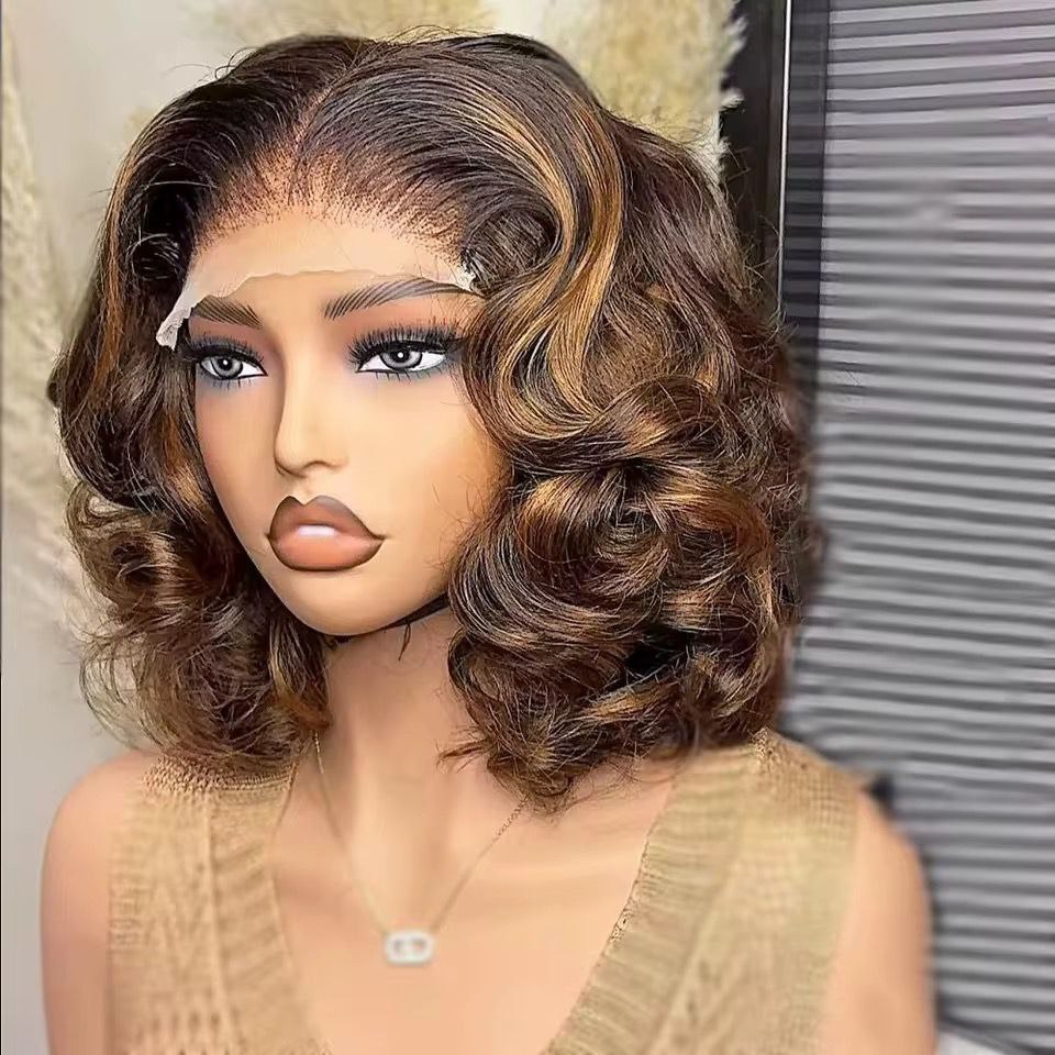 vietnamese bouncy curls wig – 14 inches (frontal lace) vietnamese bouncy curls wig – 14 inches (frontal lace)