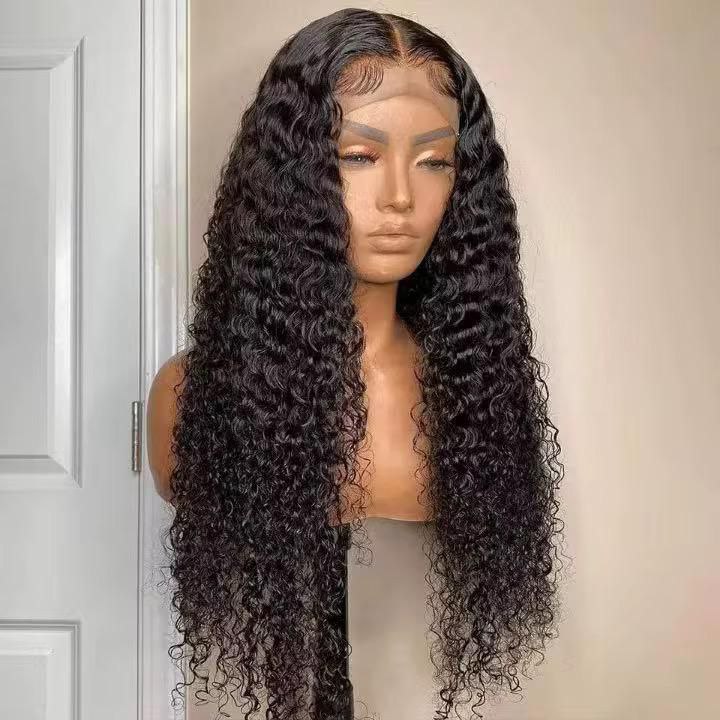 Home vietnamese deep wave wig – 30 inches (frontal lace wig)